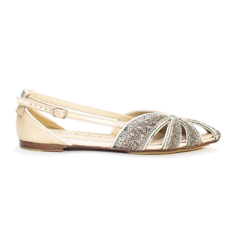 Meher Kakalia Queen Doris Sling-Back - Champagne - Picture 3 of 4